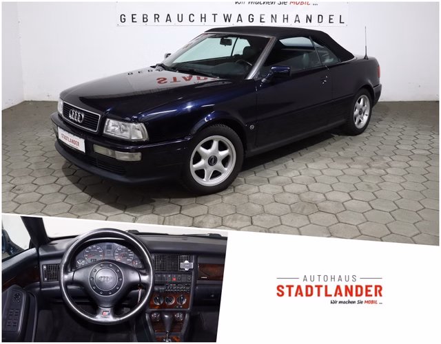 Audi Cabriolet 2.6 Akoya Klima / Leder / Sitzheizung Gebrauchtwagen Kaufen | EZ 12/1996 | Preis 5.990 €