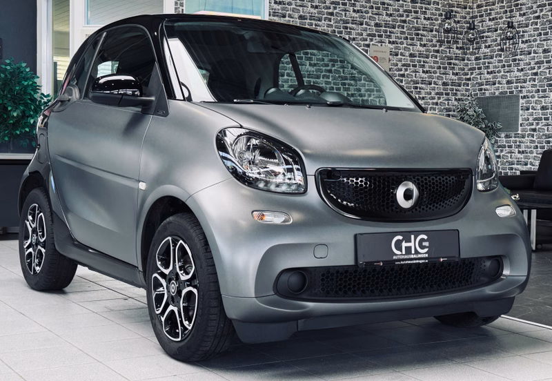 smart fortwo coupe Prime Grey Matt|JBLPANO||SHZ|TEMP.|