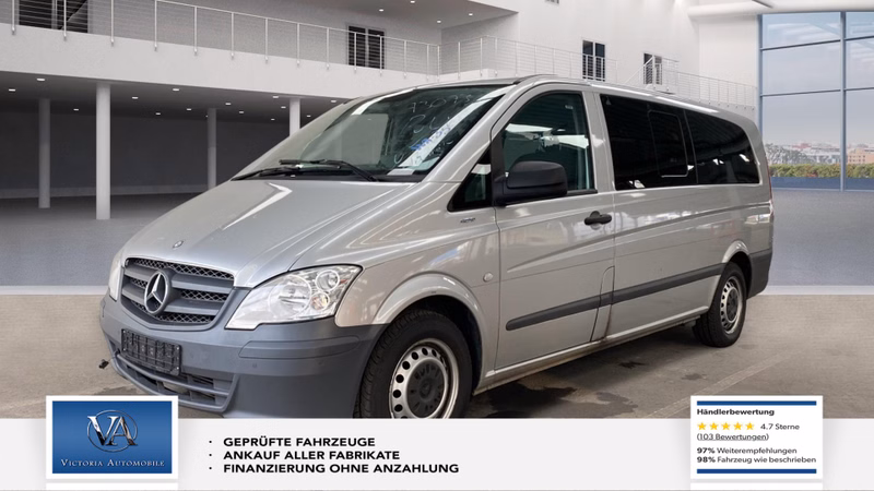 Mercedes-Benz Vito Kombi 116 CDI extralang Klima SHZ 1.Hnd AHK