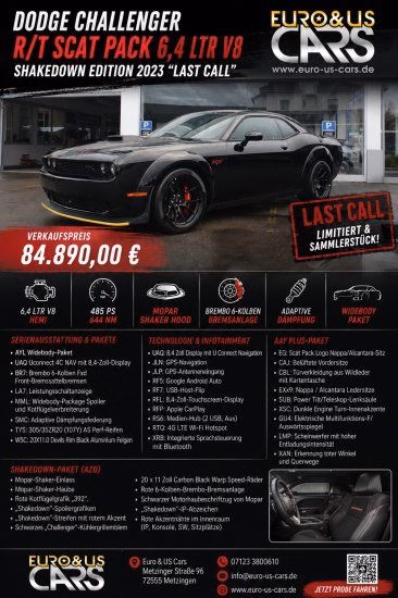 Dodge Challenger R/T Scat Pack Widebody 392 Limited