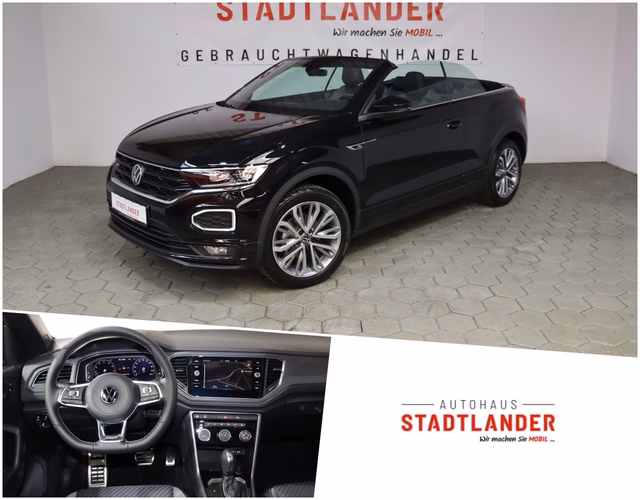 Volkswagen T-Roc Cabrio R-Line NAVI LED VIRTUAL Used vehicle for sale | First registration 02/2021 | Price 33.800 €