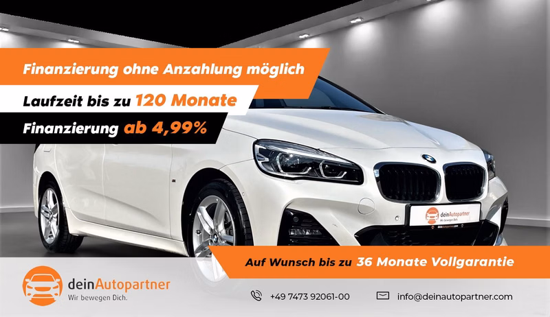 BMW 216i GT M Sport Leder Navi Hifi PDC Busin.Pak Rfk