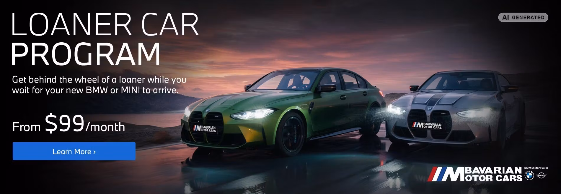 BMW Military Sales | Bavarian Motor Cars | Loaner Car Program | From $99/month