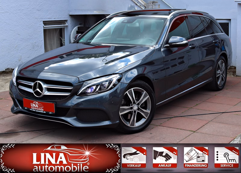 Mercedes-Benz C 220 T 7G-TRONIC Panorama Comand AHK LED Leder
