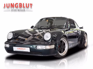 Porsche 964 911 3.3 Turbo Coupé+PTS Tannengrünmet.+Motorrevision - foto 1