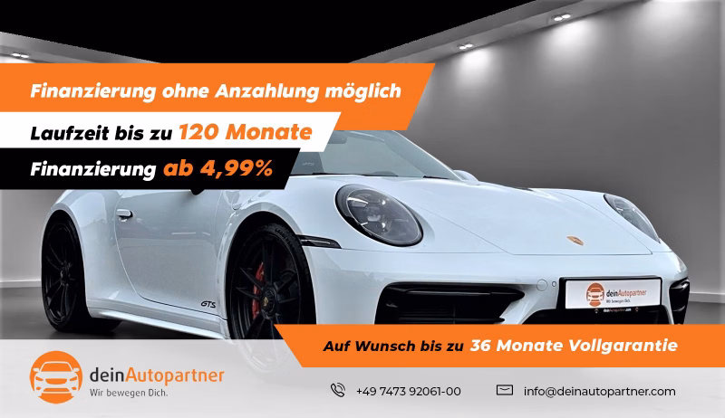 Porsche 992 911 Carrera 4 GTS Cabriolet Matrix/Carbon/Approved 04.2025