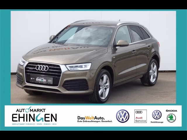 Audi Q3 2.0 TDI quattro S tronic S Line LED AHK Navi EU6 Alcantara