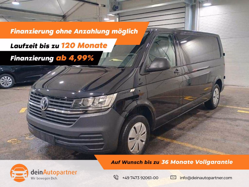 Volkswagen T6.1 Transporter 2,0 TDI Kasten lang FlügelTüren/NAVI/KLIMA