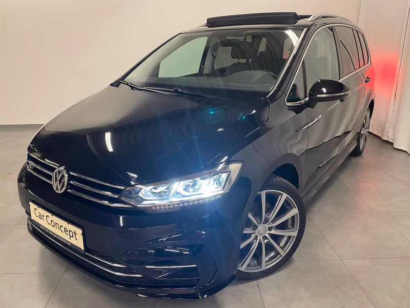 Volkswagen Touran R-LINE 1.5 TSI DSG PANO AHK 7 SITZE StHz 19"