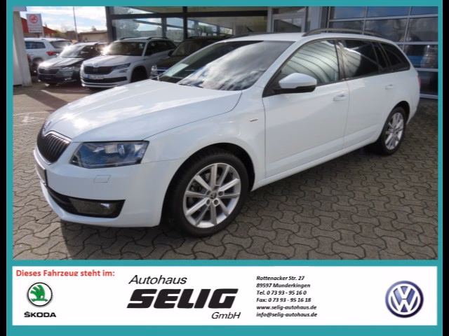Skoda Octavia III Combi 1.4 TSI 7-Gang DSG 150 PS Joy, Xenon, Amundsen, SH,