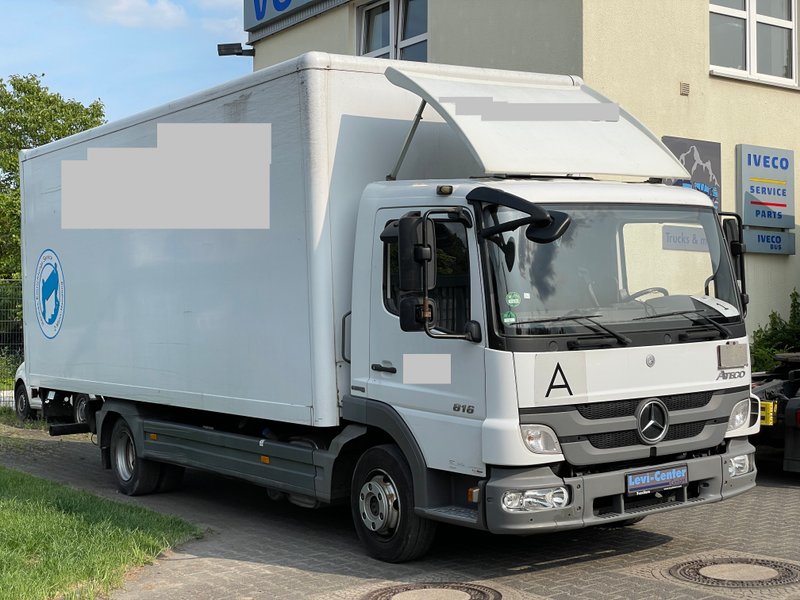 Mercedes-Benz Atego 816 LBW Möbelkoffer 3-Sitze