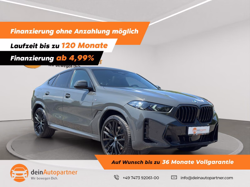 BMW X6 30 d xDrive M Sport LED/LEDER/HUD/PANO/RFK/WIDESCREEN
