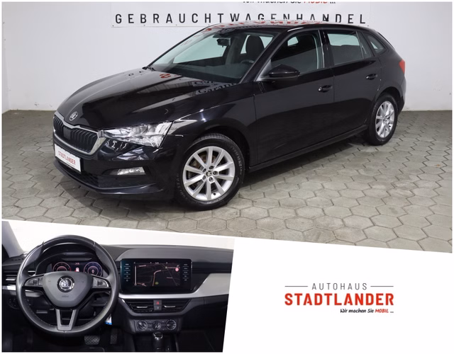 Skoda Scala Ambition 1.0 TSI DSG Navi / PDC / CarPlay Used vehicle for sale | First registration 05/2020 | Price 19.490 €