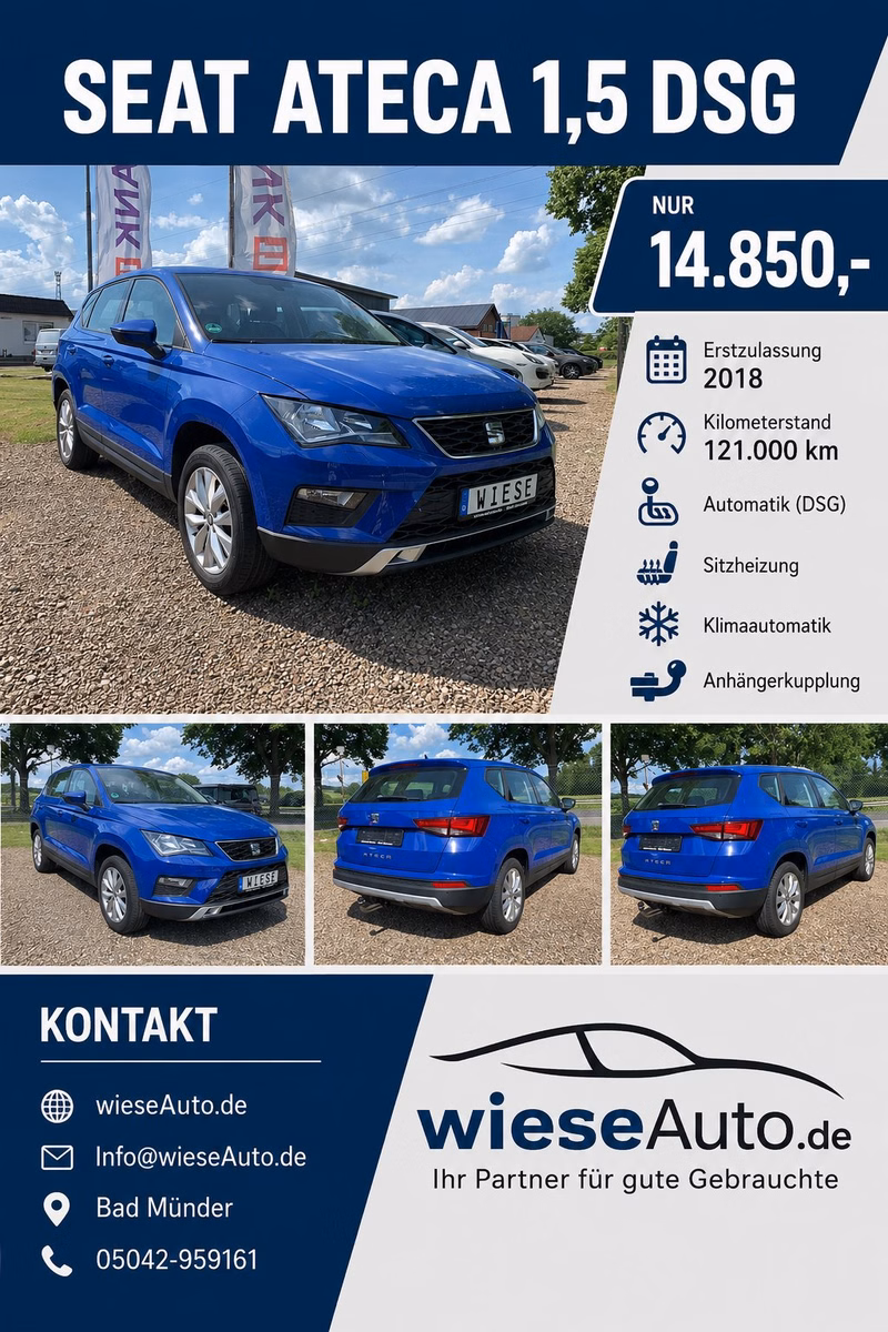 SEAT Ateca Style Automat AHK SHZ