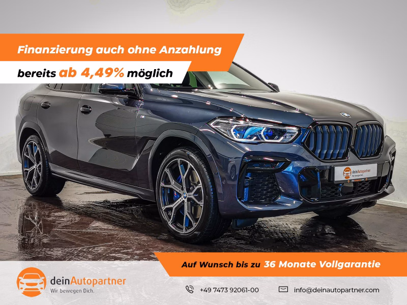 BMW X6 xDrive30d M Sport Leder StandHzg AHK Laser HuD