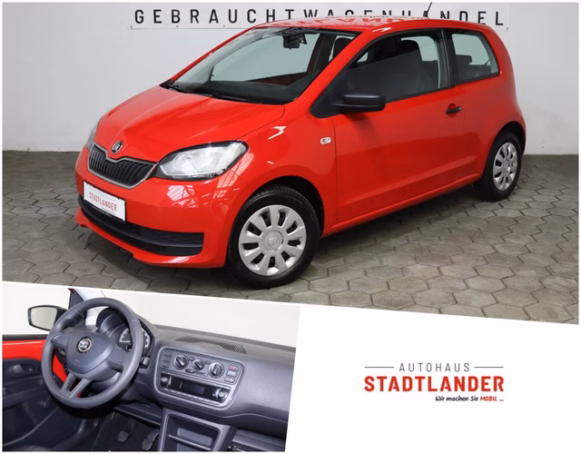 Skoda Citigo Active 1.0 KLIMA GANZJAHRESREIFEN Gebrauchtwagen Kaufen | EZ 06/2018 | Preis 5.750 €