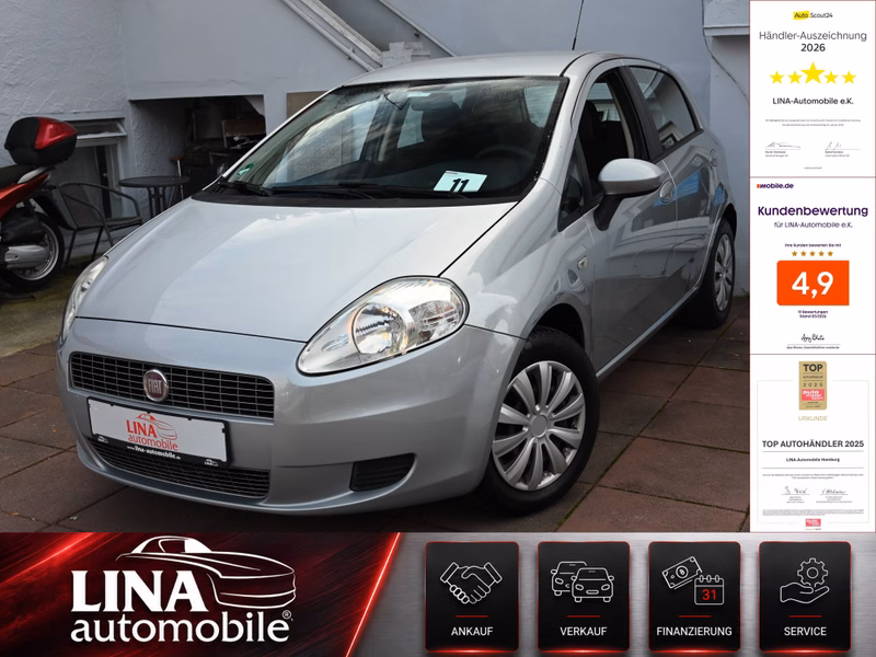 Fiat Punto 1.4 Tüv 07.2028 KLIMA 77 Ps Servo el.Fenst