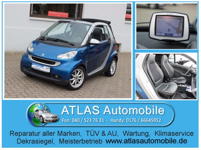 Smart ForTwo cabrio LEDER+KLIMA+NAVI+SITZHEIZUNG