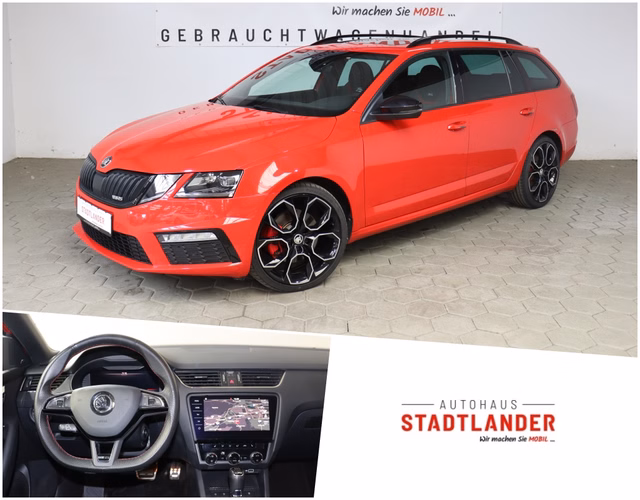 Skoda AKTION BIS 21.8. / Octavia Combi RS LED / Virtual / Pano / AHK Used vehicle for sale | First registration 01/2019 | Price 19.000 €