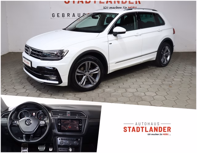 Volkswagen *AP bis zum 25.05.23* Tiguan 2.0 TDI DSG 4Motion Join R-Line Navi / LED / Used vehicle for sale | First registration 11/2018 | Price 22.900 €