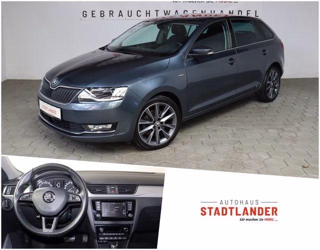 Skoda Rapid Spaceback Drive Pano Navi Sitzheizung Used vehicle for sale | First registration 10/2017 | Price 12.700 €