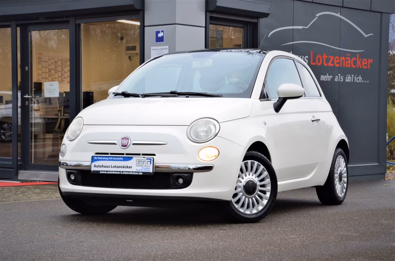 Fiat 500 Lounge Pano Klima Garantie 8-Fach