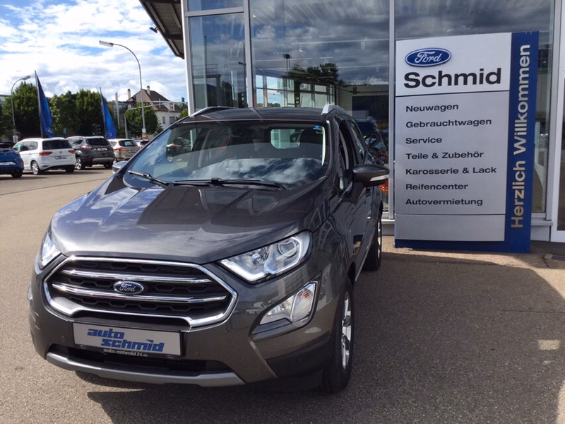 Ford EcoSport Titanium + AHK + Kamera + KeyFree + Navi + Leder