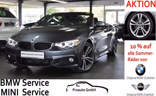 BMW 430d Cabrio Aut. M-SPORTPAKET/HEAD-UP/NAVI PROF
