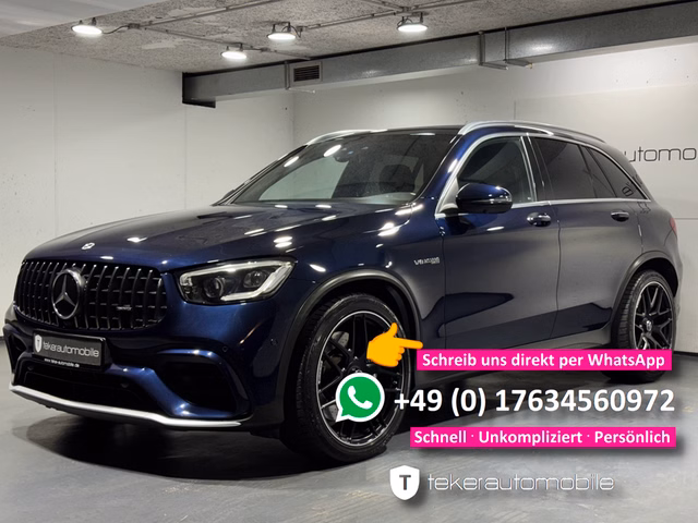 Mercedes-Benz GLC 63 AMG 4Matic *AHK*Pano*Burmester*1.Hand* Gebrauchtwagen Kaufen | EZ 04/2021 | Preis 47.990 €