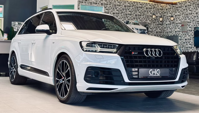Audi SQ7 4.0 TDI quattro |Pano|ACC|Carbon|AHK|HUD|BOSE| Gebrauchtwagen Kaufen | EZ 11/2017 | Preis 37.990 €