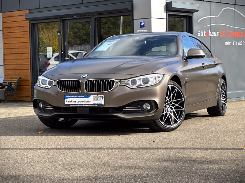 BMW 420i X Gran Coup iNdividUaL braun-matt LeDeR-beiGe