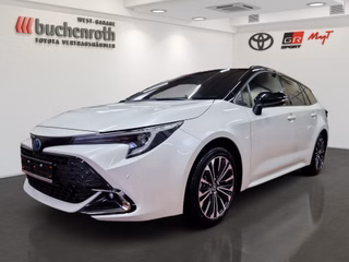 Toyota Corolla Touring Sport 1.8 Hybrid Black an White  & inkl. Winterräder - bilder 1