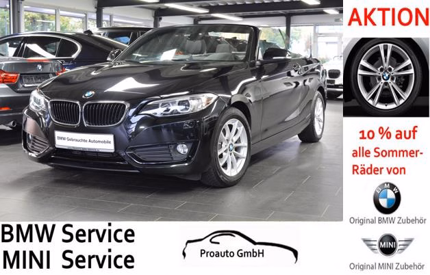 BMW 220d Cabrio Aut. Advantage NAVI/XENON/SITZHEIZUNG