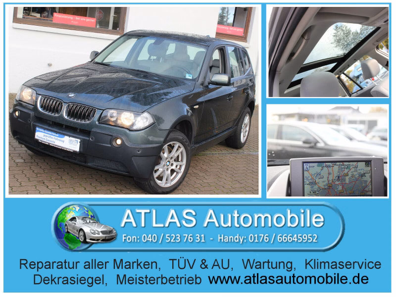 BMW X3 3.0d Automatik+Navi+el.Panoramadach+abn.AHK