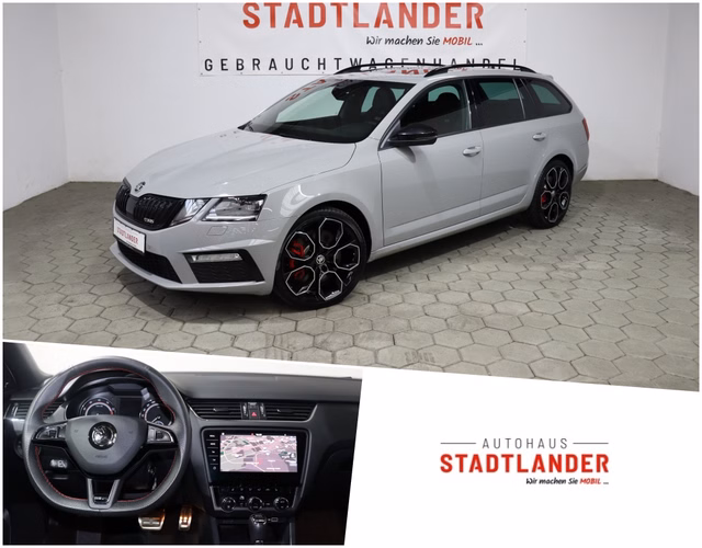 Skoda Octavia Combi RS 245 LED / Navigation / Alcantara Gebrauchtwagen Kaufen | EZ 02/2019 | Preis 28.990 €