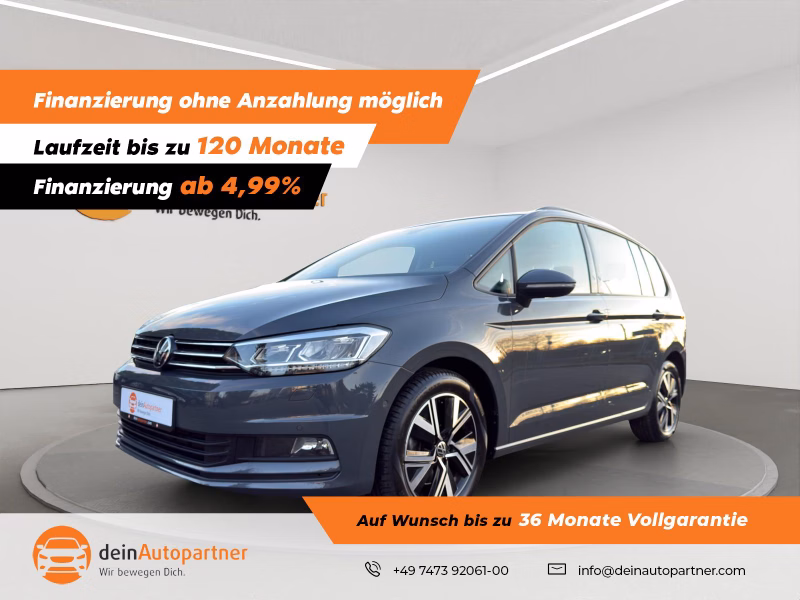 Volkswagen Touran Comfortliene 7 Sitzer Led Navi RFK STHZ UVP 53.400.-