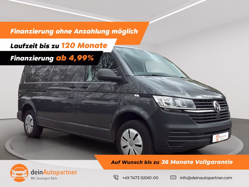 Volkswagen T6.1 Transporter Kasten lang FWD Double Grid Klima DAB