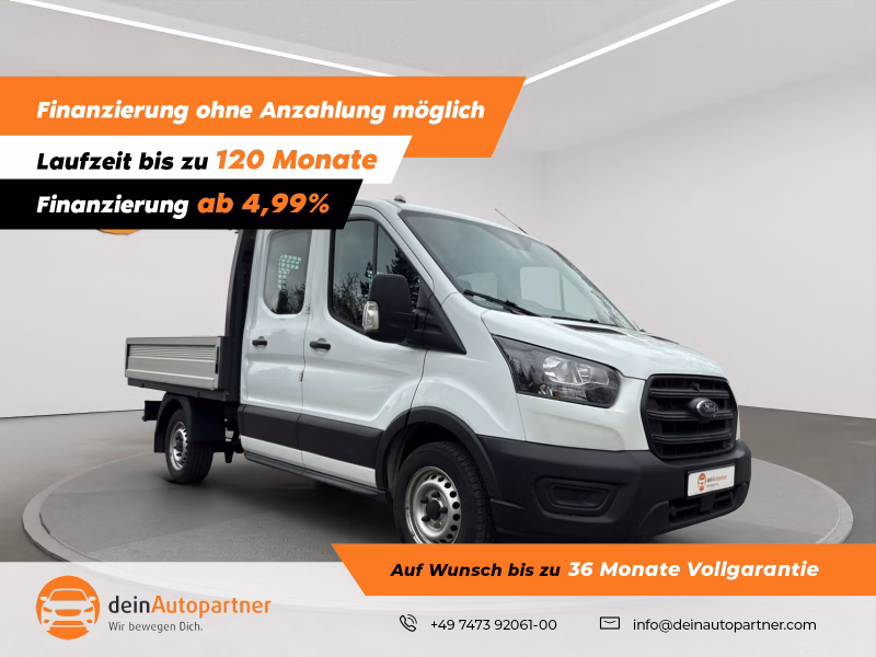 Ford Transit Pritsche 310 L2 DoKa KLIMA/AHK/7-SITZER