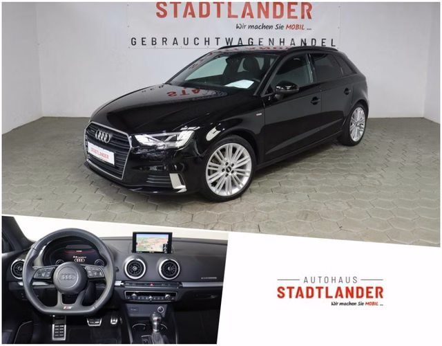 Audi A3 2.0 TDI quattro S tronic S-Line / Virtual / P Gebrauchtwagen Kaufen | EZ 05/2018 | Preis 30.450 €