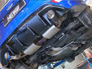 NPRS2BX Focus RS MK2 BULL-X Auspuffanlage 