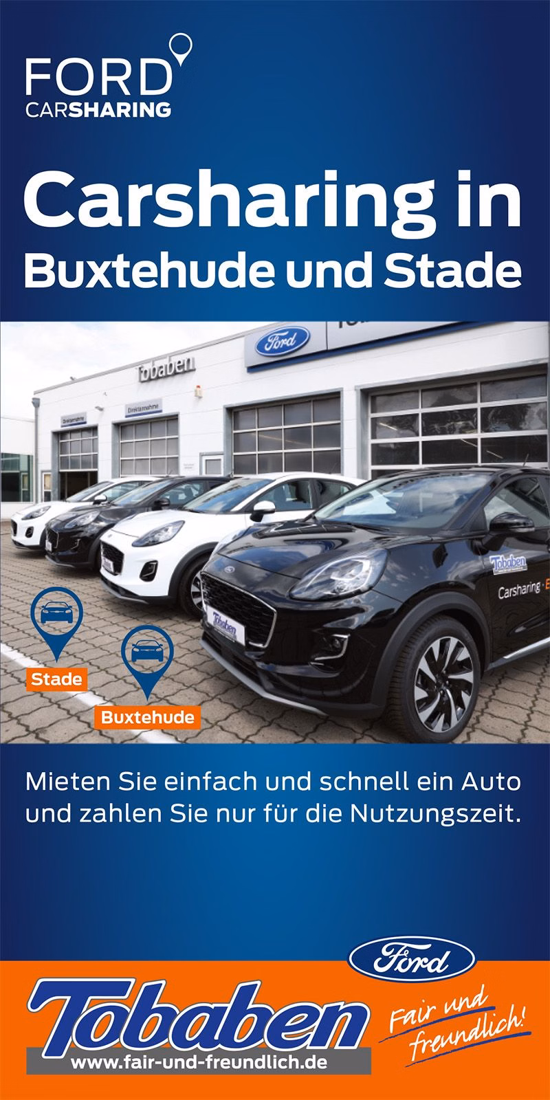 Ford CarSharing vom Autohaus Tobaben
