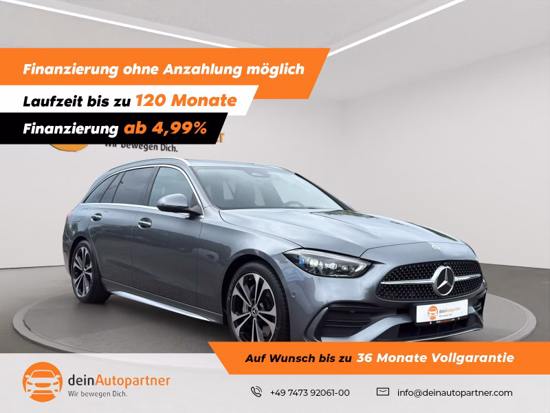 Mercedes-Benz C 220 T d AMG LINE LED/LEDER/AHK/SIDE/LANE/VIRTUAL COCKPIT