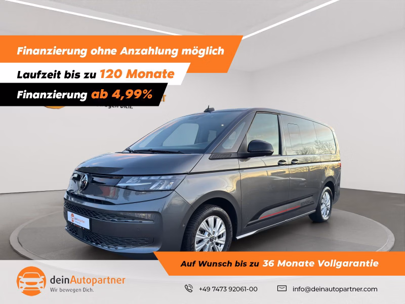 Volkswagen T7 Multivan 2.0 TDI /LÜ/ Lang/AHK/LED/3-Z.-Klima
