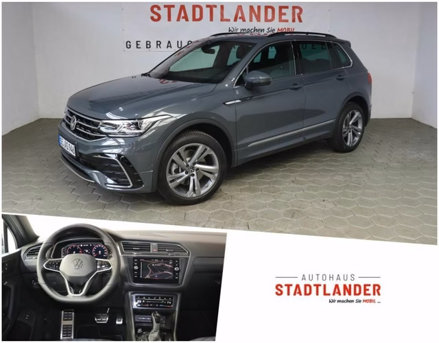 Volkswagen Tiguan 2.0 TDI DSG 4Motion R-line R-Line / PANO / AHK Used vehicle for sale | First registration 07/2021 | Price 46.300 €