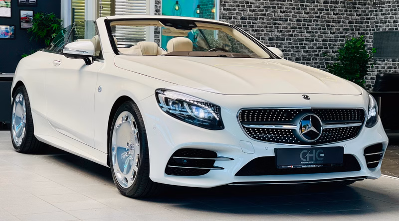 Mercedes-Benz S 560 MAYBACH WHITE 1.HD|HUP|360 |AIRCAP+SCARF|VOLL