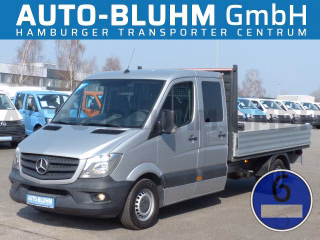 Mercedes-Benz Sprinter 314 CDI Doka Maxi + Klima AHK 2,8T Standhzg 6-Sitze Sitzhzg Leiterträger