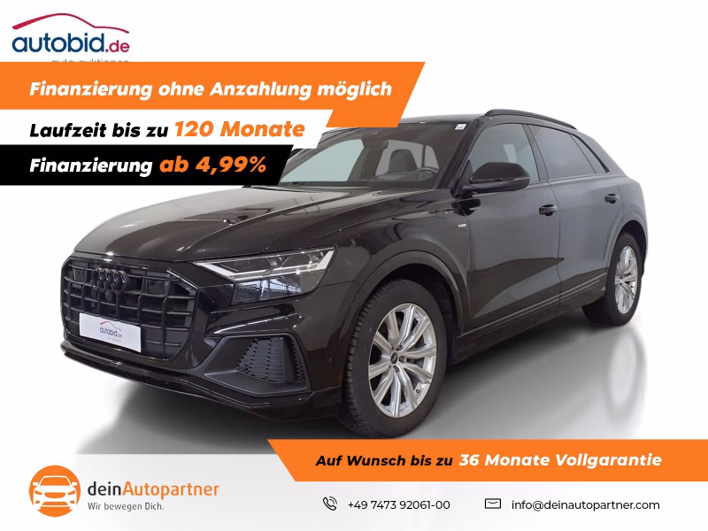 Audi Q8 50 TDI quattro S Line /HUD/STH/NAVI/RFK/LEDER/LED