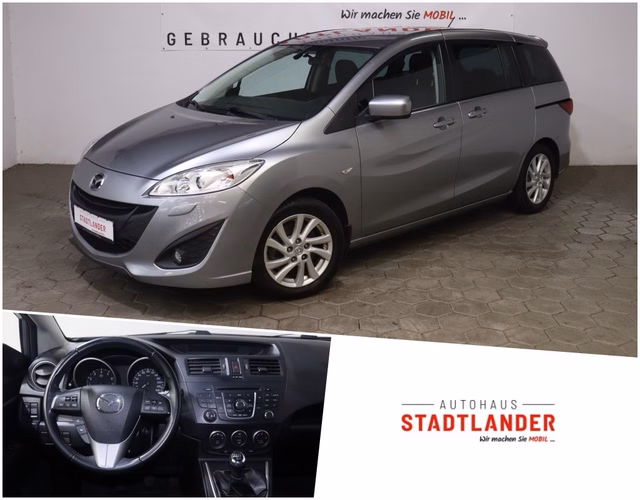 Mazda 5 Center-Line 1.8 7-Sitzer KLIMA SHZ XENON ALU Gebrauchtwagen Kaufen | EZ 10/2010 | Preis 6.990 €