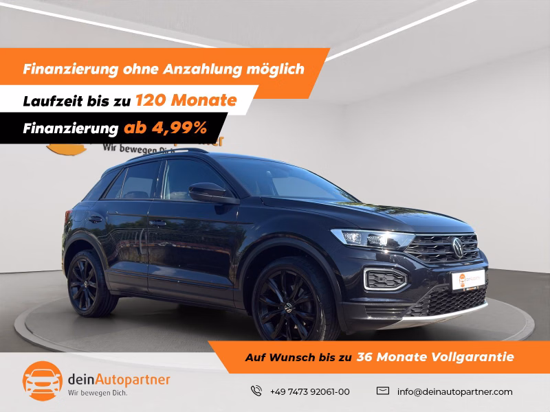 Volkswagen T-Roc 1.5 TSI Sport Black Style LED/LEDER/STHZ/ACC/LANE/SIDE