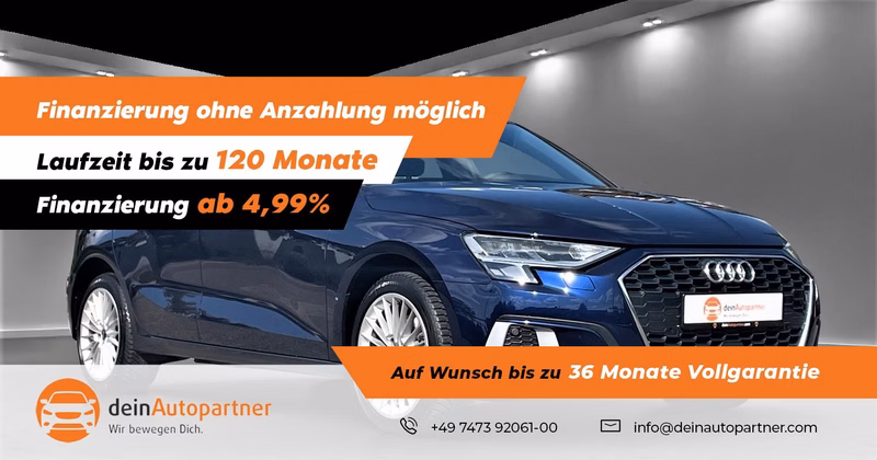 Audi A3 Sportback 40 TFSI e LED Navi RFK Virtual Cockpit